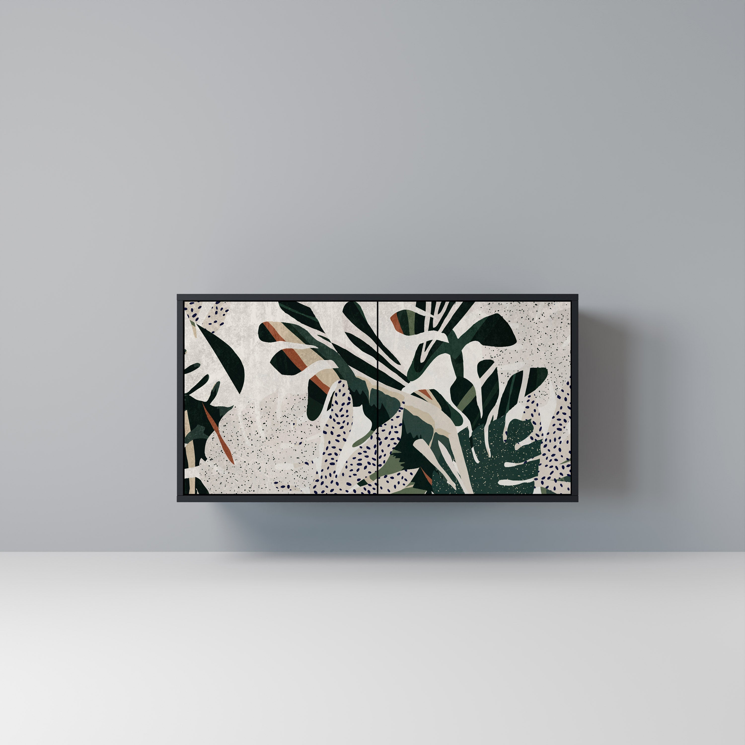 VERDURE FORMATION Sideboard mit 2 Türen in Schwarz