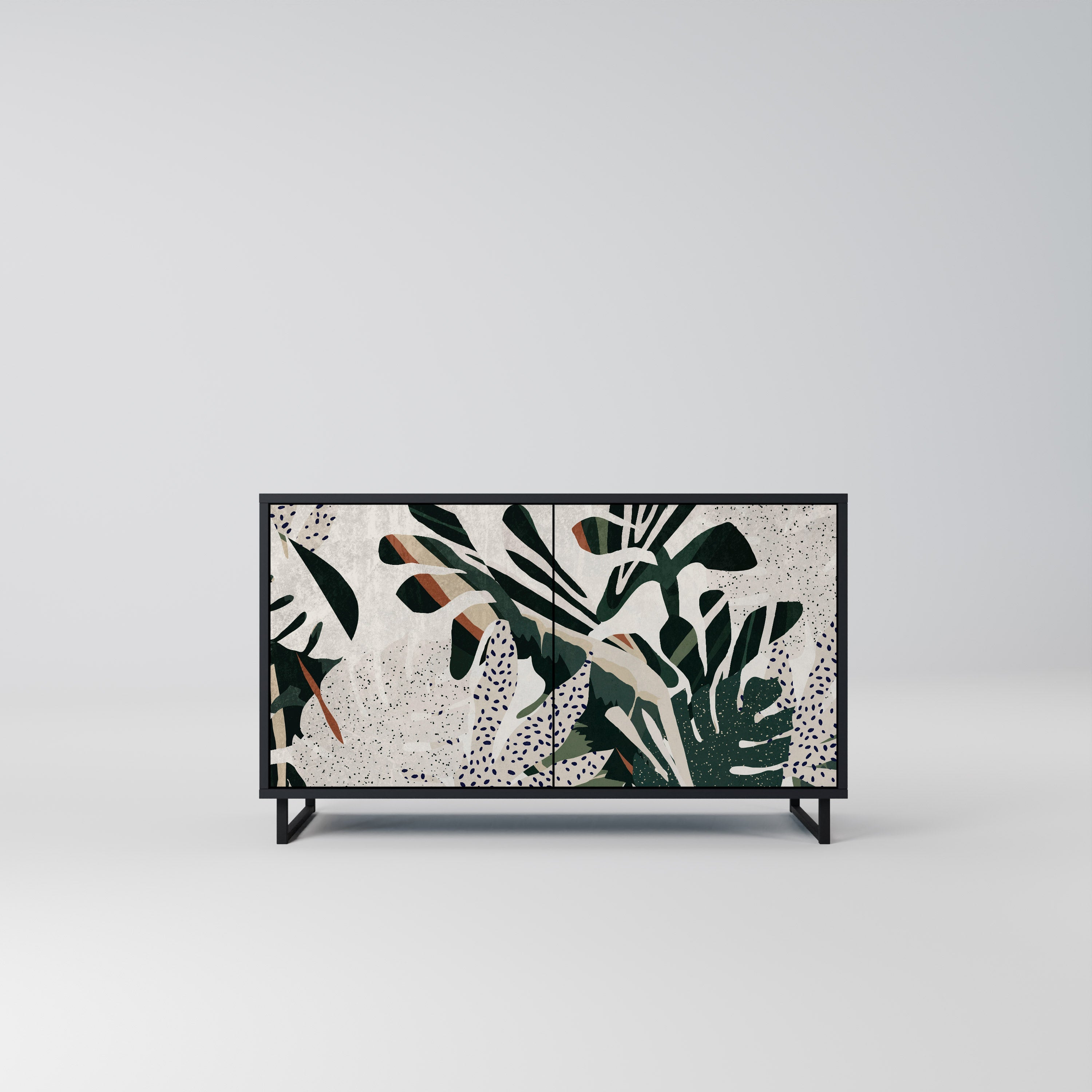 VERDURE FORMATION Sideboard mit 2 Türen in Schwarz