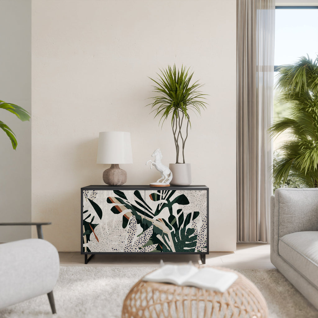 VERDURE FORMATION Sideboard mit 2 Türen in Schwarz