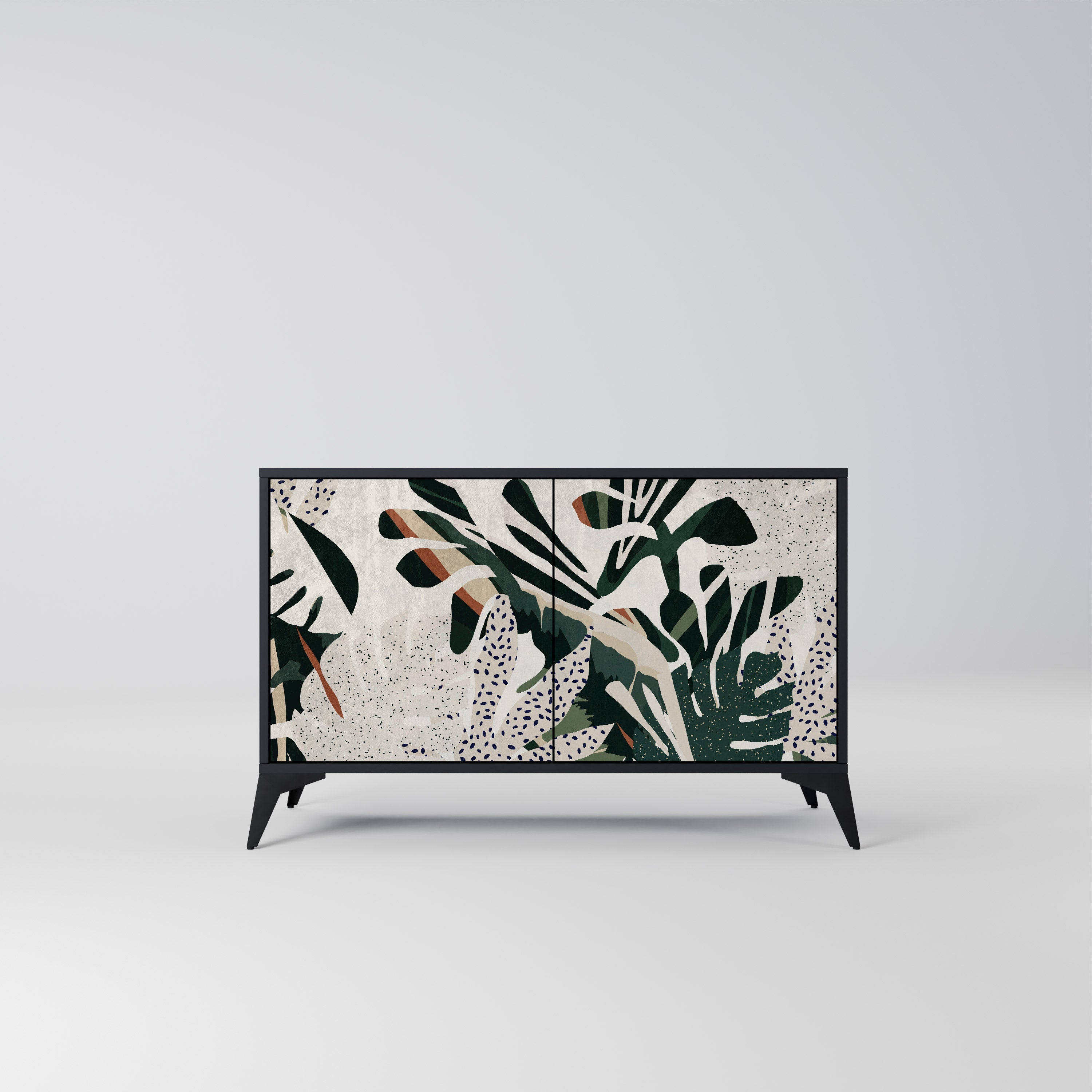 VERDURE FORMATION Sideboard mit 2 Türen in Schwarz