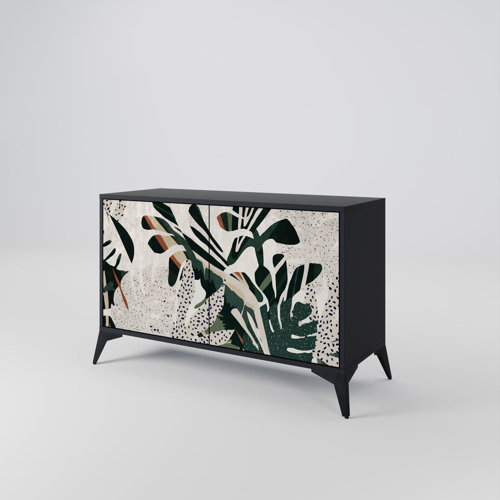 VERDURE FORMATION Sideboard mit 2 Türen in Schwarz