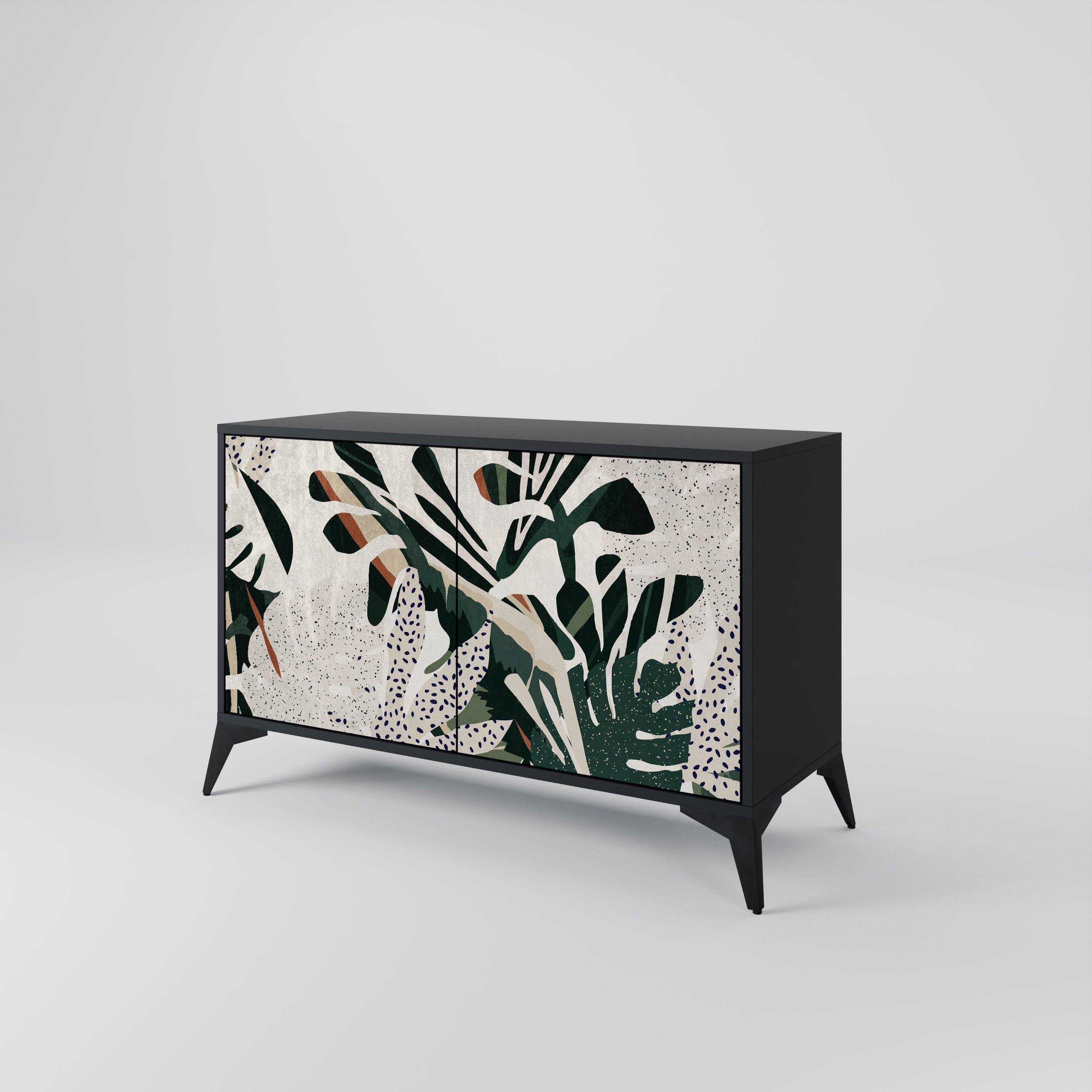 VERDURE FORMATION Sideboard mit 2 Türen in Schwarz