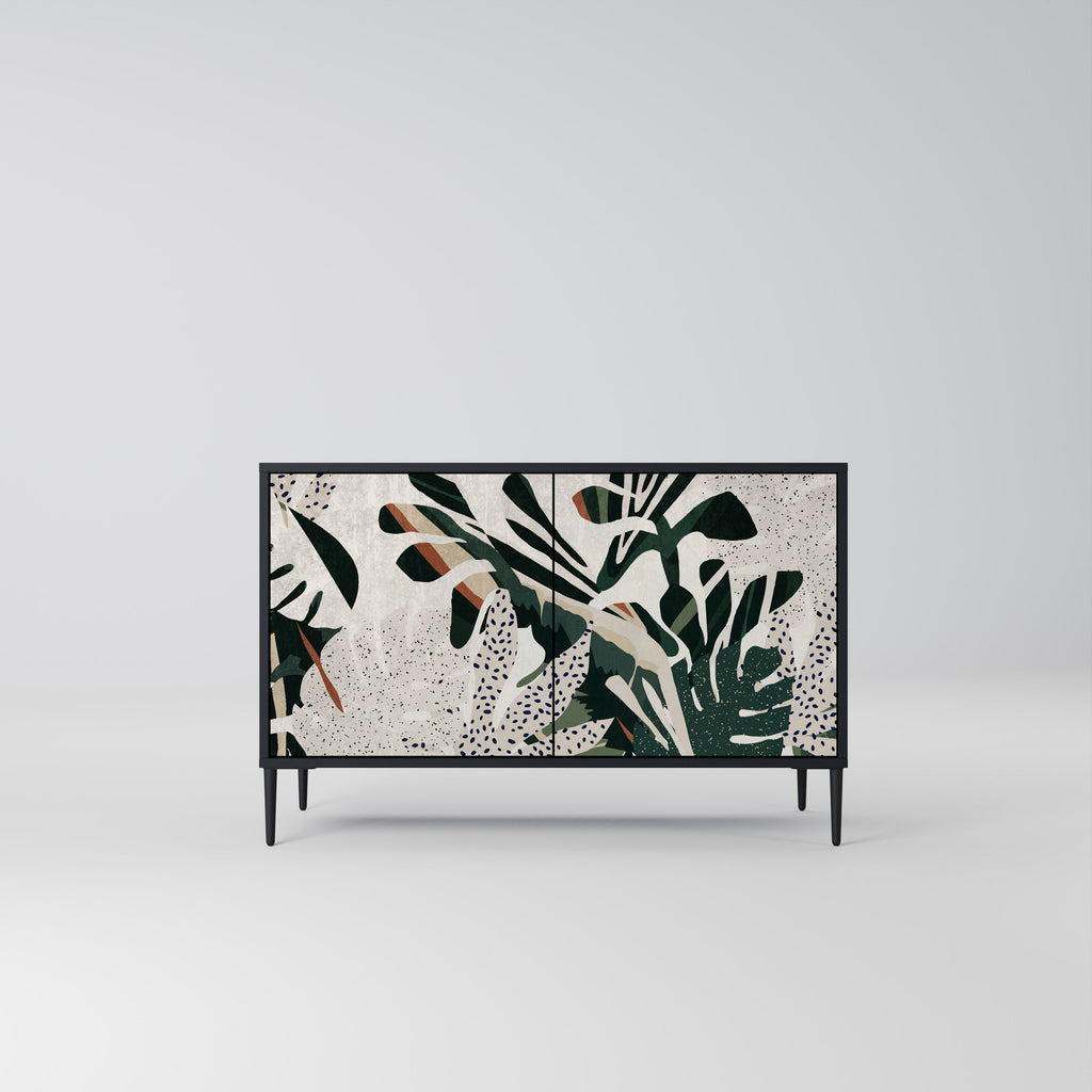VERDURE FORMATION Sideboard mit 2 Türen in Schwarz
