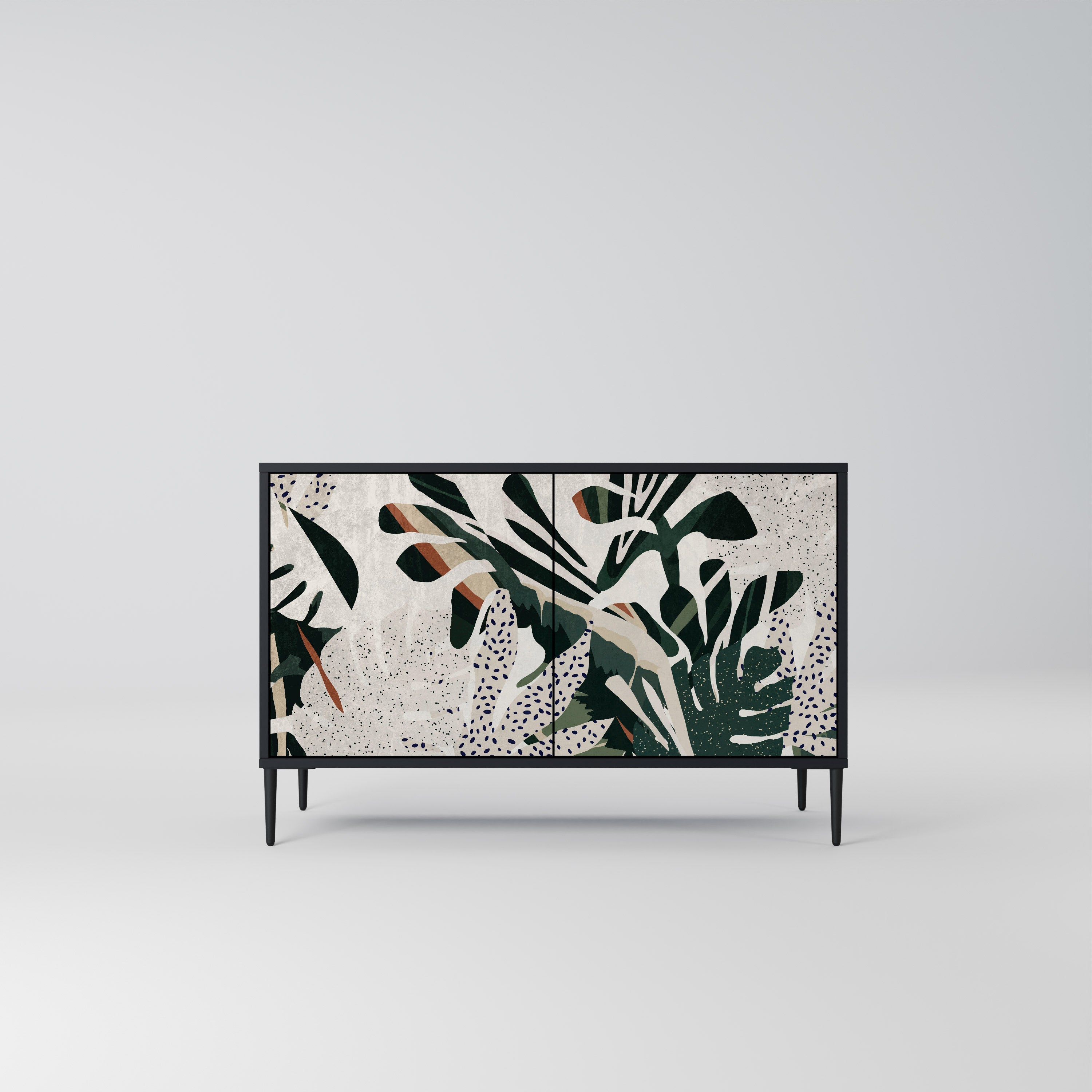 VERDURE FORMATION Sideboard mit 2 Türen in Schwarz