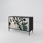 VERDURE FORMATION Sideboard mit 2 Türen in Schwarz