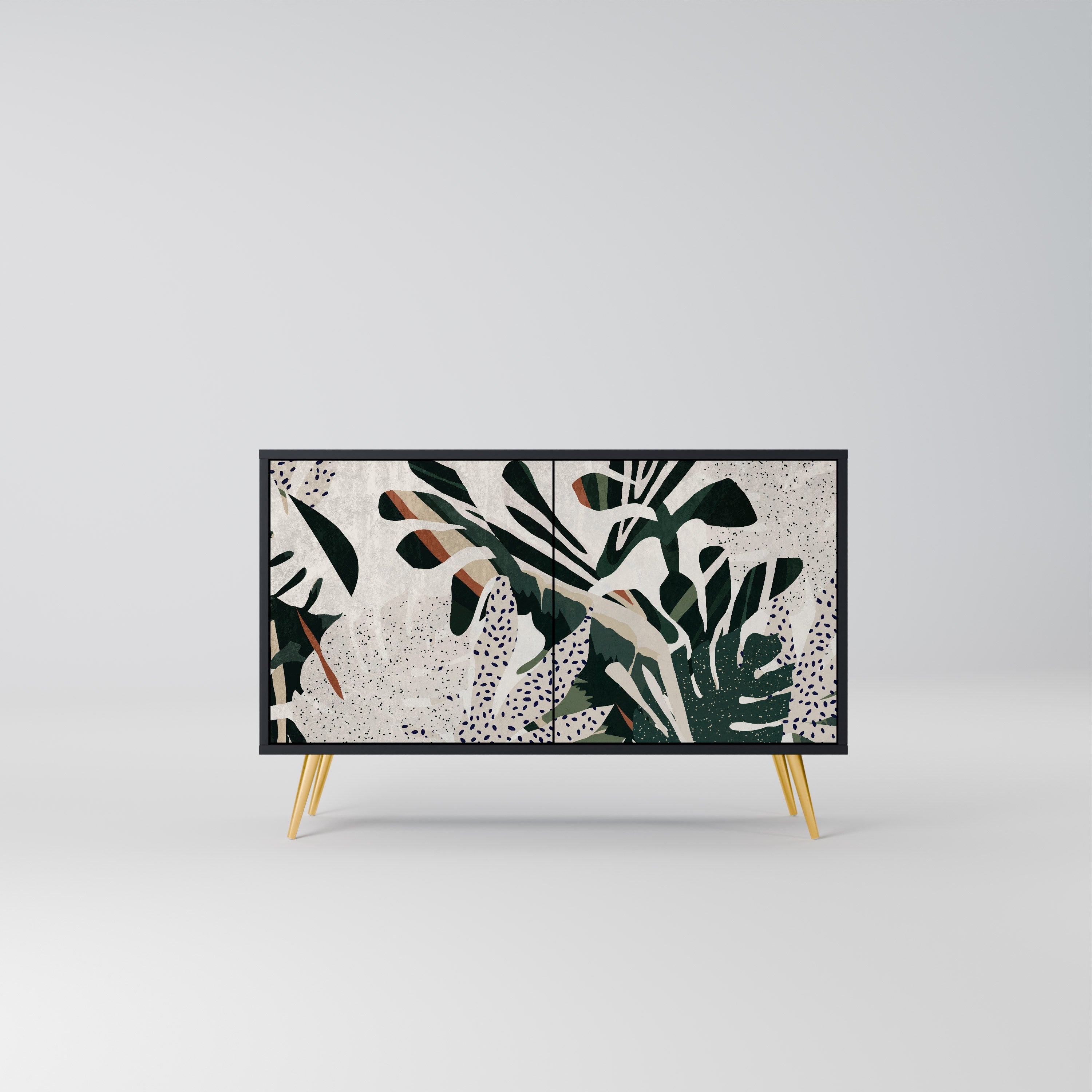 VERDURE FORMATION Sideboard mit 2 Türen in Schwarz