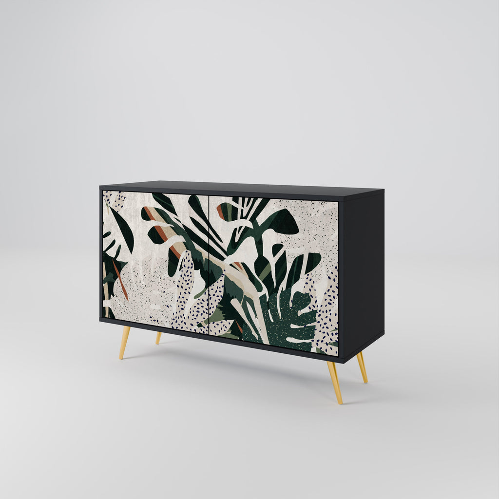 VERDURE FORMATION Sideboard mit 2 Türen in Schwarz