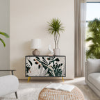 VERDURE FORMATION Sideboard mit 2 Türen in Schwarz