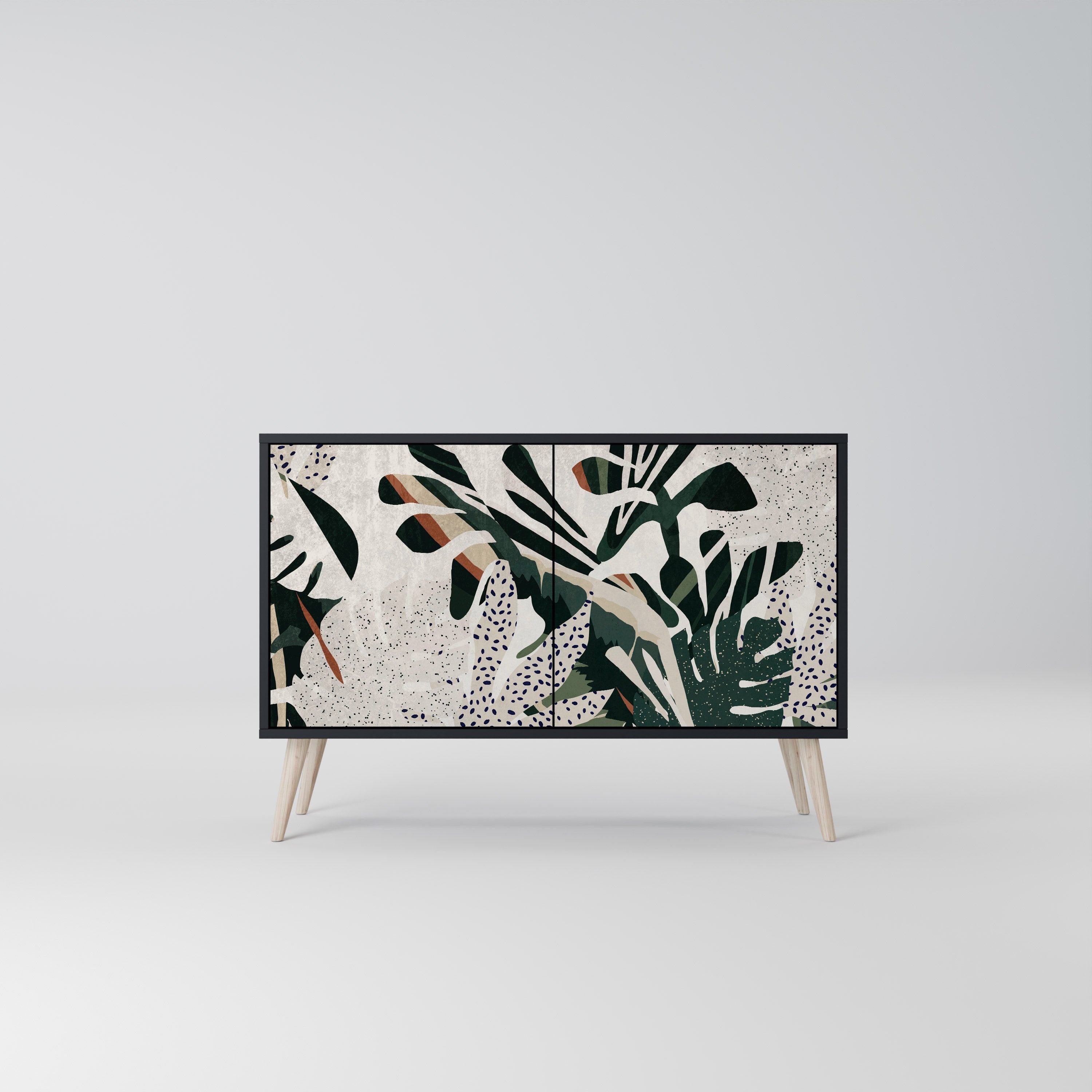 VERDURE FORMATION Sideboard mit 2 Türen in Schwarz