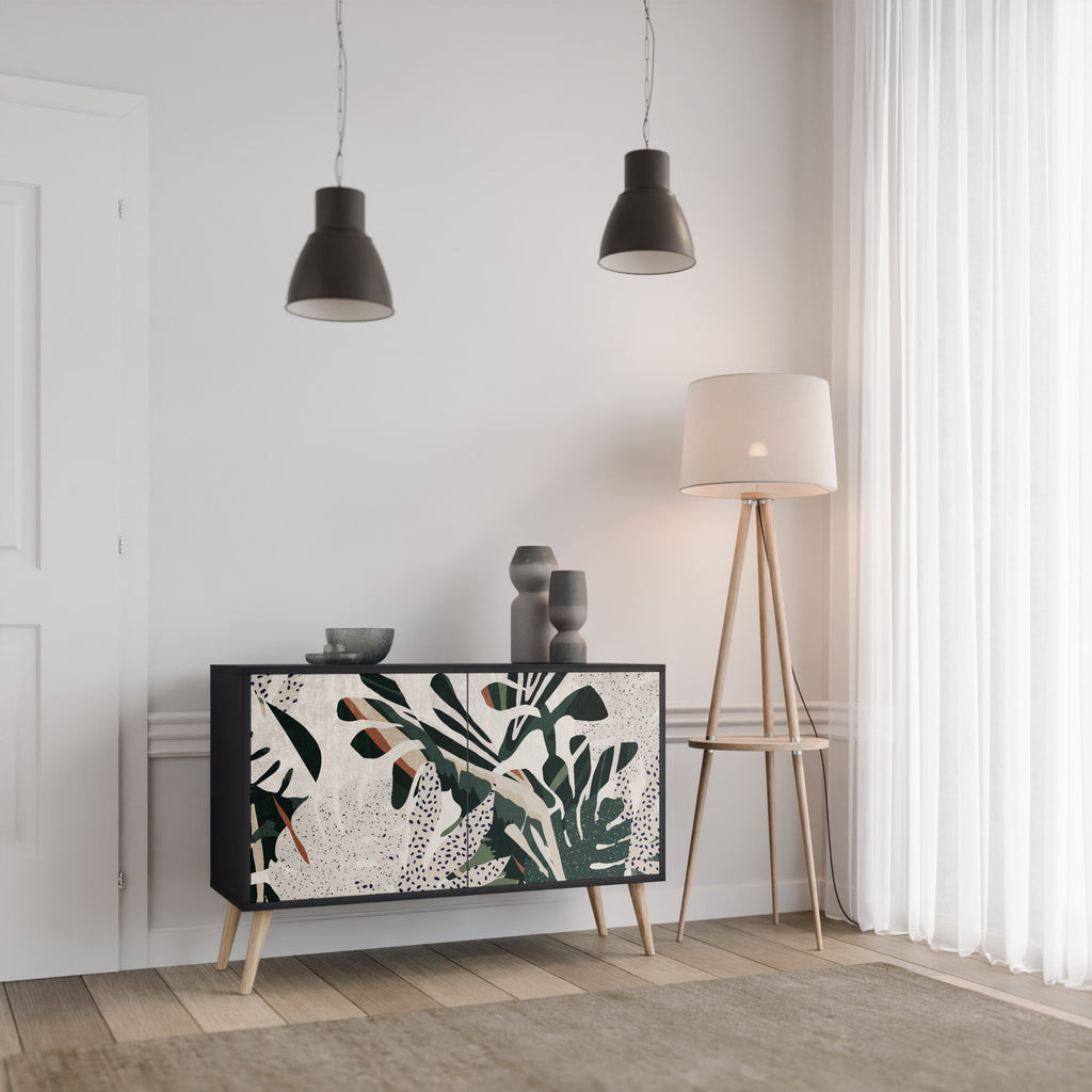 VERDURE FORMATION Sideboard mit 2 Türen in Schwarz