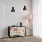 FUNGUS FANTASY Sideboard mit 2 Türen in Schwarz