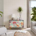 FUNGUS FANTASY Sideboard mit 2 Türen in Schwarz