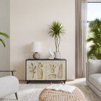 SAND SCULPTURES 2-Door Sideboard in Black Finish