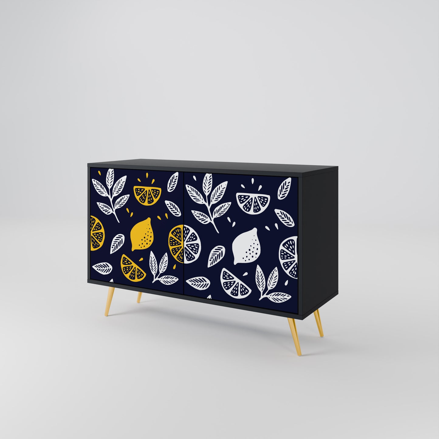 CITRUS BLACK AND WHITE 2-türiges Sideboard