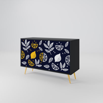 CITRUS BLACK AND WHITE 2-türiges Sideboard