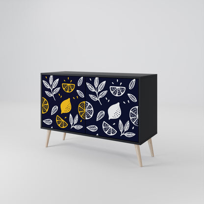 CITRUS BLACK AND WHITE 2-türiges Sideboard