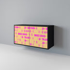 SKATEBOARD ARTISTRY Sideboard mit 2 Türen in Schwarz