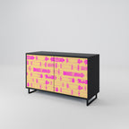 SKATEBOARD ARTISTRY Sideboard mit 2 Türen in Schwarz
