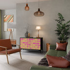 SKATEBOARD ARTISTRY Sideboard mit 2 Türen in Schwarz