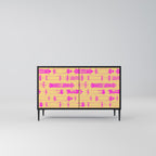 SKATEBOARD ARTISTRY Sideboard mit 2 Türen in Schwarz