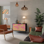 SKATEBOARD ARTISTRY Sideboard mit 2 Türen in Schwarz