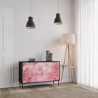 SWEET TROPICS Sideboard mit 2 Türen in Schwarz