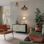 FENNEL BALDACHIN Sideboard mit 2 Türen in Schwarz