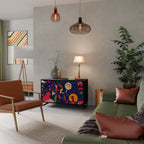 FESTIVE PLEASURES Sideboard mit 2 Türen in Schwarz