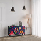 FESTIVE PLEASURES Sideboard mit 2 Türen in Schwarz