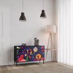 FESTIVE PLEASURES Sideboard mit 2 Türen in Schwarz