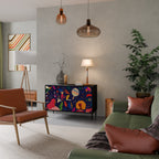 FESTIVE PLEASURES Sideboard mit 2 Türen in Schwarz