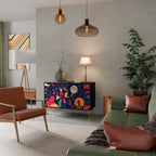 FESTIVE PLEASURES Sideboard mit 2 Türen in Schwarz