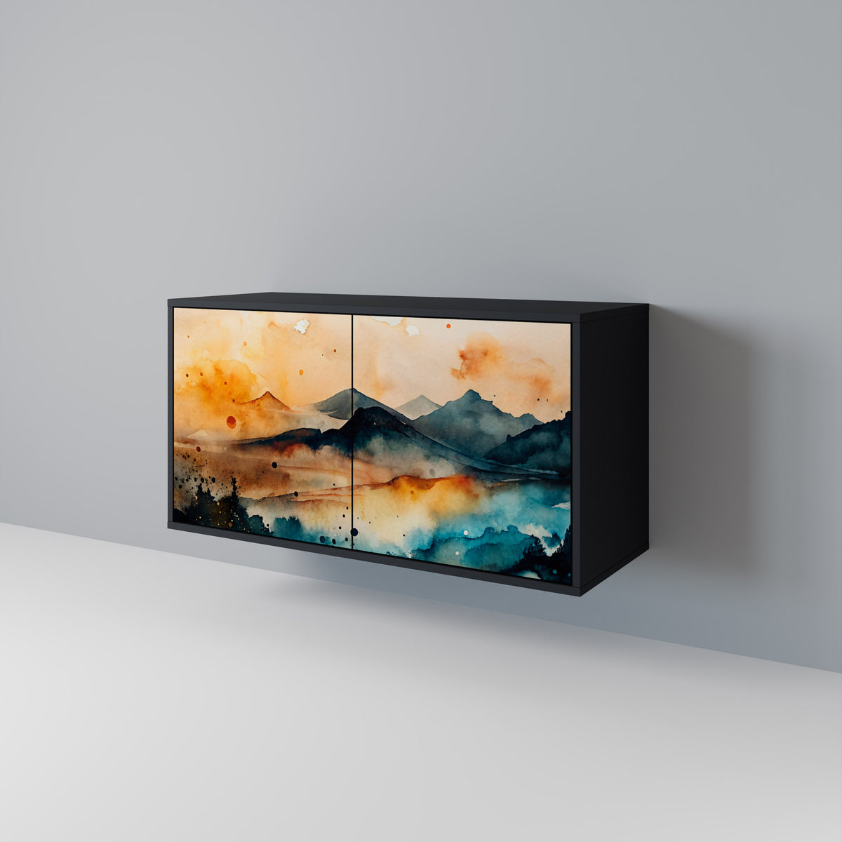 OMINOUS MOUNTAINS 2-türiges Sideboard