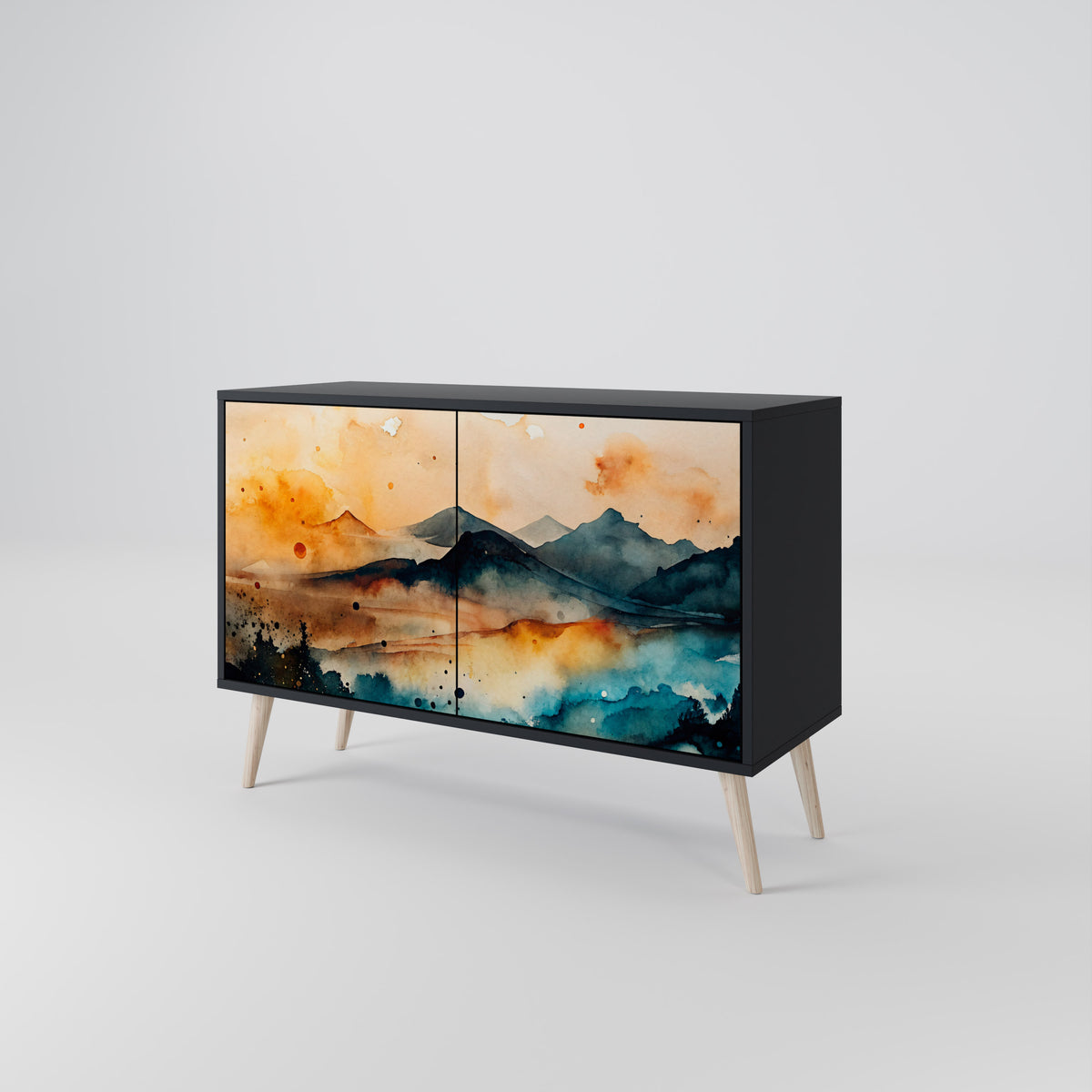 OMINOUS MOUNTAINS 2-türiges Sideboard