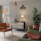 TROPICAL SHAPES Sideboard mit 2 Türen in Schwarz