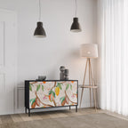 COCOA FRUITS Sideboard mit 2 Türen in Schwarz