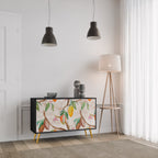 COCOA FRUITS Sideboard mit 2 Türen in Schwarz
