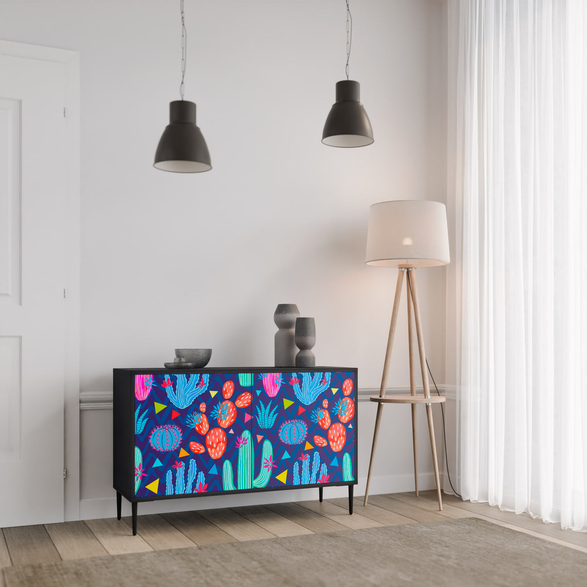 CACTUS VIBES 2-türiges Sideboard