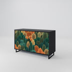 AUTUMN KALEIDOSCOPE Sideboard mit 2 Türen in Schwarz