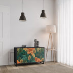 AUTUMN KALEIDOSCOPE Sideboard mit 2 Türen in Schwarz