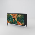 AUTUMN KALEIDOSCOPE Sideboard mit 2 Türen in Schwarz