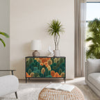 AUTUMN KALEIDOSCOPE Sideboard mit 2 Türen in Schwarz