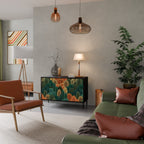 AUTUMN KALEIDOSCOPE Sideboard mit 2 Türen in Schwarz