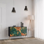 AUTUMN KALEIDOSCOPE Sideboard mit 2 Türen in Schwarz