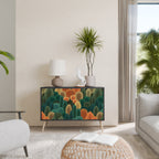 AUTUMN KALEIDOSCOPE Sideboard mit 2 Türen in Schwarz