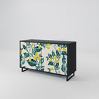 LEMON TREE Sideboard mit 2 Türen in Schwarz