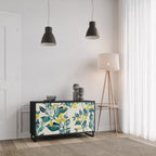 LEMON TREE Sideboard mit 2 Türen in Schwarz