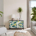 LEMON TREE Sideboard mit 2 Türen in Schwarz