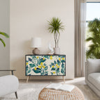 LEMON TREE Sideboard mit 2 Türen in Schwarz