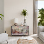 VEILED SUMMIT Sideboard mit 2 Türen in Schwarz